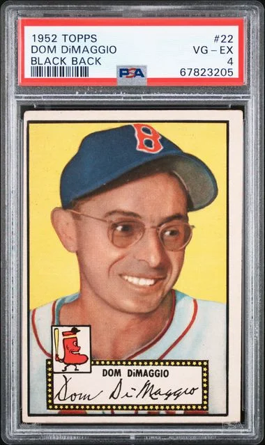 1952 Topps Dom DiMaggio #22 card image