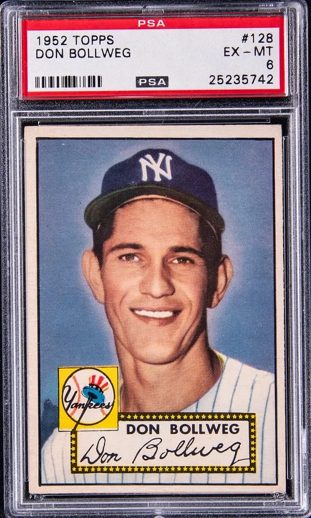 1952 Topps Don Bollweg #128 card image
