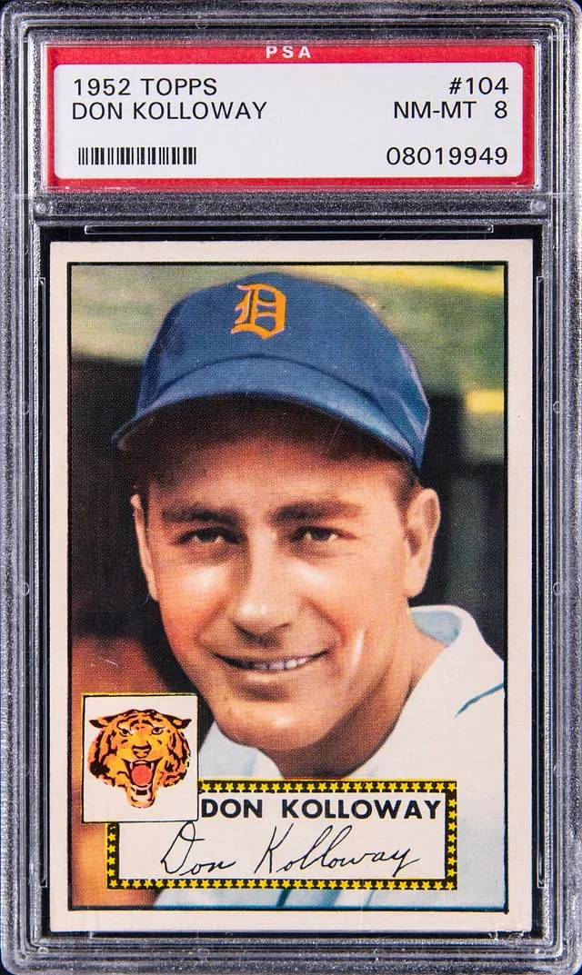 1952 Topps Don Kolloway #104 card image