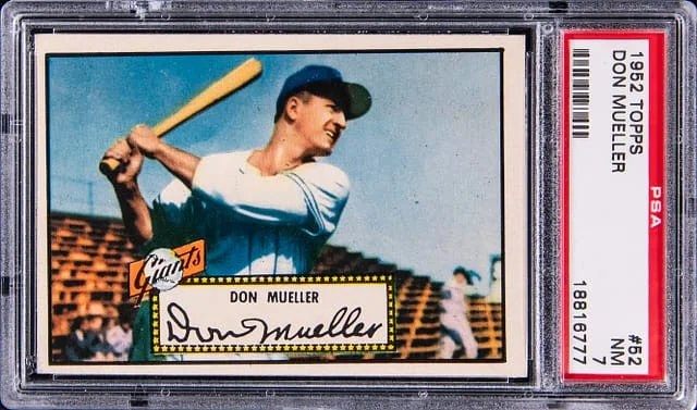 1952 Topps Don Mueller #52 card image