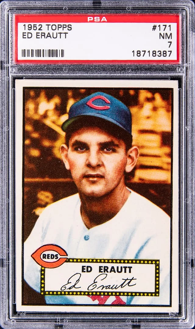 1952 Topps Ed Erautt #171 card image
