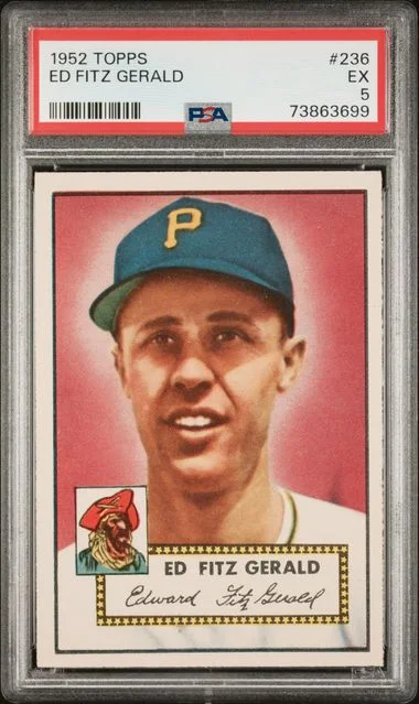 1952 Topps Ed Fitz Gerald #236 card image