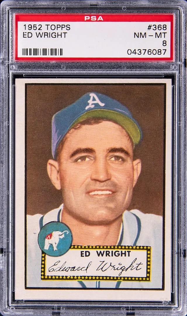 1952 Topps Ed Wright #368 card image