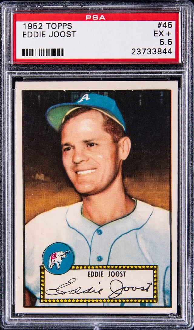 1952 Topps Eddie Joost #45 card image