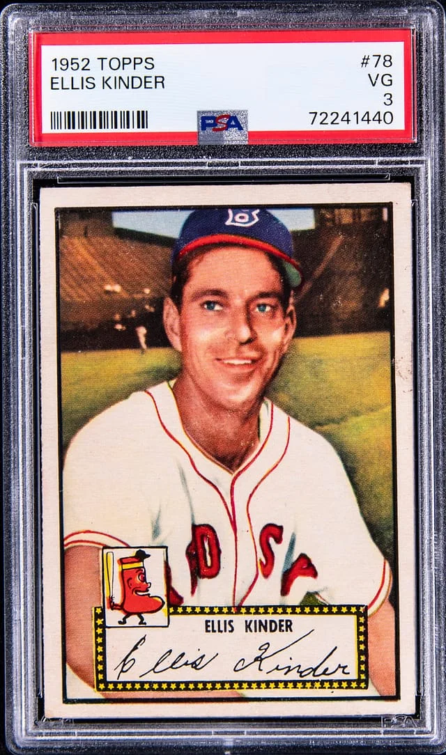 1952 Topps Ellis Kinder #78 card image