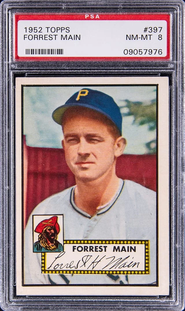 1952 Topps Forrest Main #397 card image