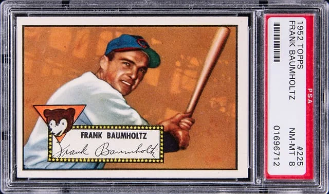 1952 Topps Frank Baumholtz #225 card image