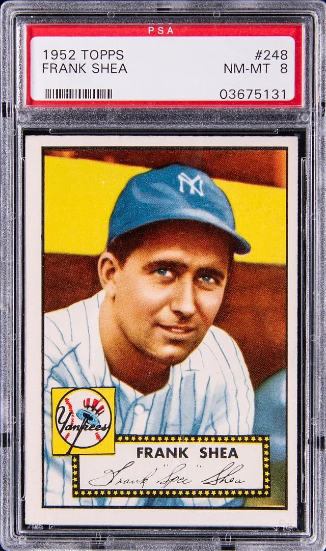 1952 Topps Frank Shea #248 card image