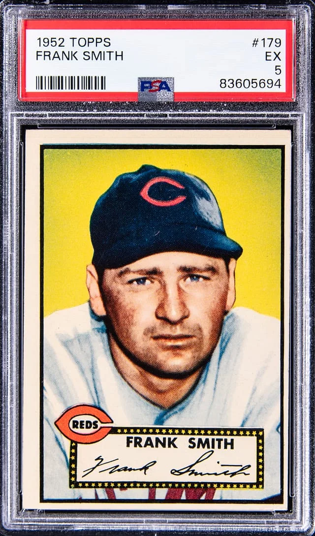 1952 Topps Frank Smith #179 card image