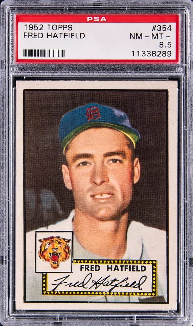 1952 Topps Fred Hatfield #354 card image