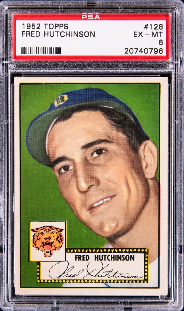 1952 Topps Fred Hutchinson #126 card image