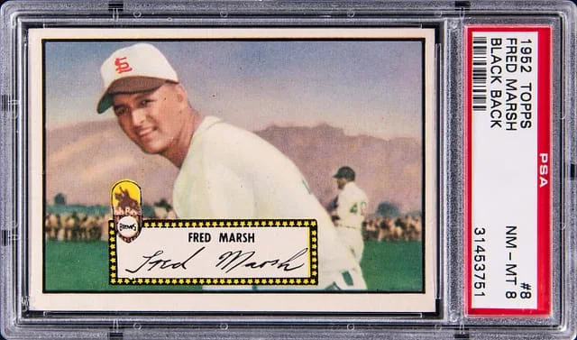 1952 Topps Fred Marsh #8 card image