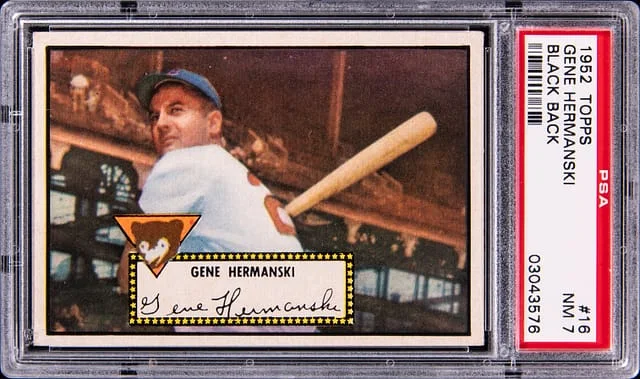 1952 Topps Gene Hermanski #16 card image