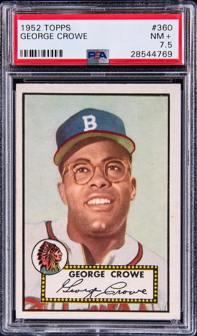 1952 Topps George Crowe #360 card image