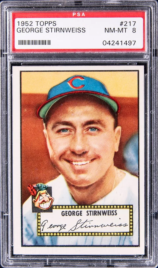 1952 Topps George Stirnweiss #217 card image