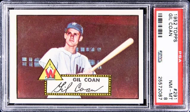 1952 Topps Gil Coan #291 card image