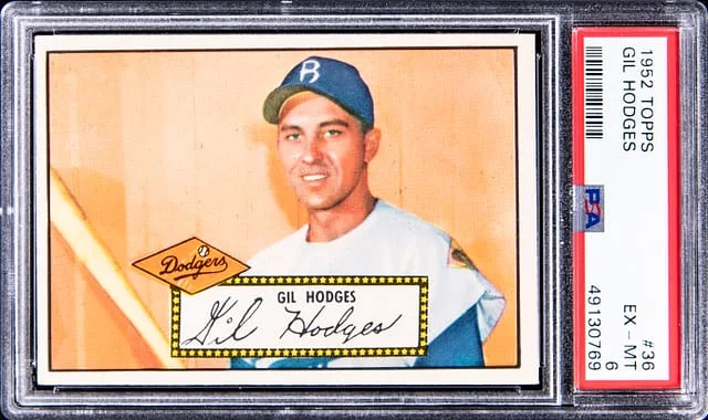 1952 Topps Gil Hodges #36 card image