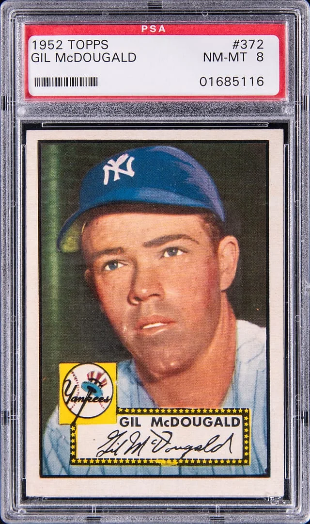1952 Topps Gil McDougald #372 card image