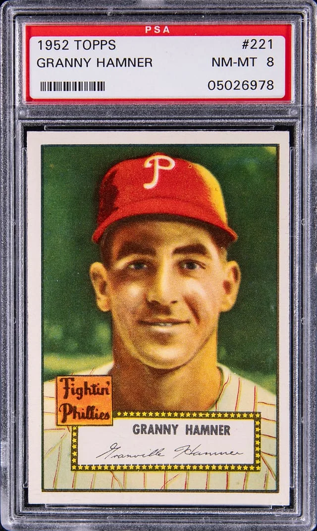 1952 Topps Granny Hamner #221 card image