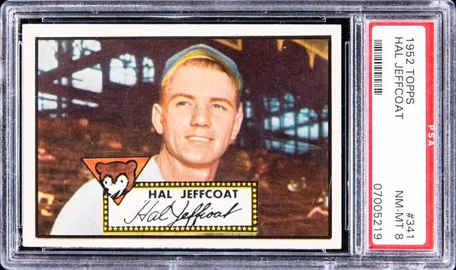 1952 Topps Hal Jeffcoat #341 card image