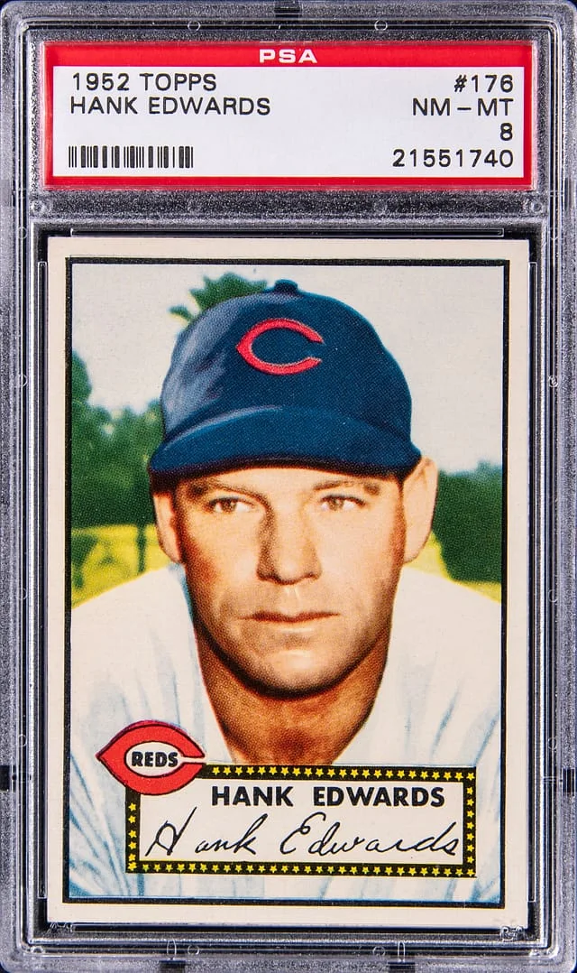 1952 Topps Hank Edwards #176 card image