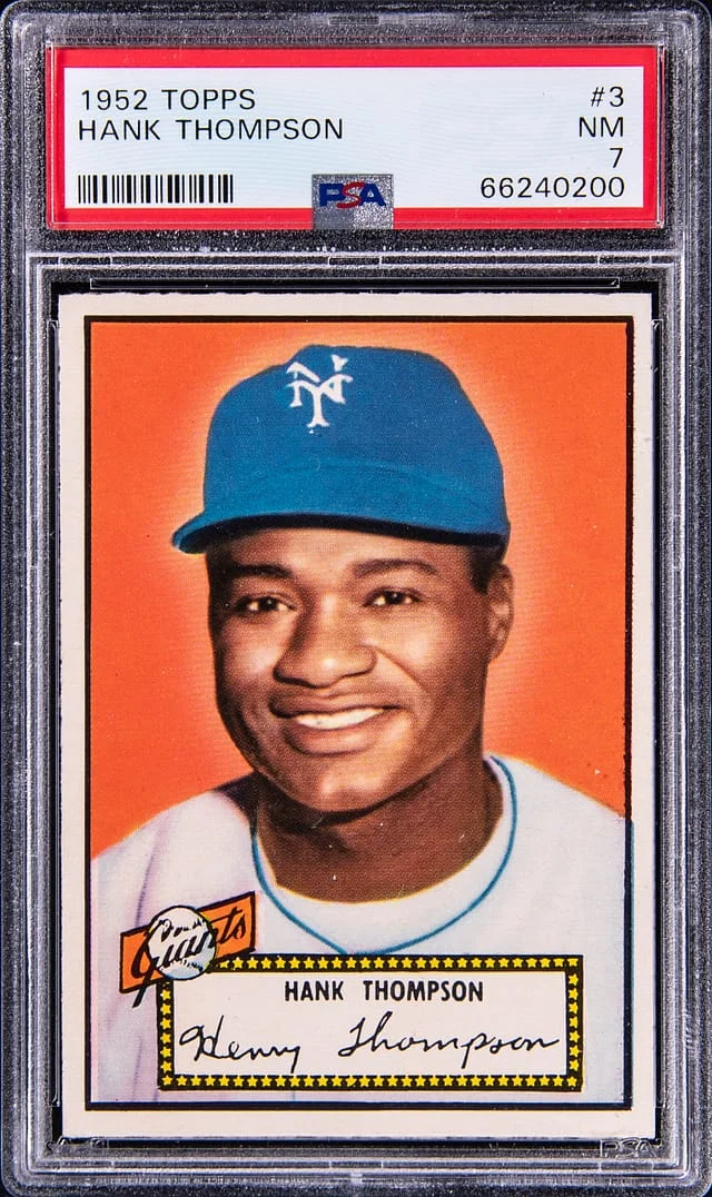 1952 Topps Hank Thompson #3 card image