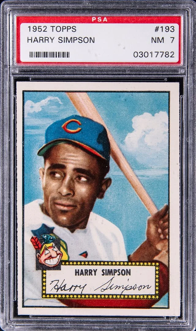 1952 Topps Harry Simpson #193 card image