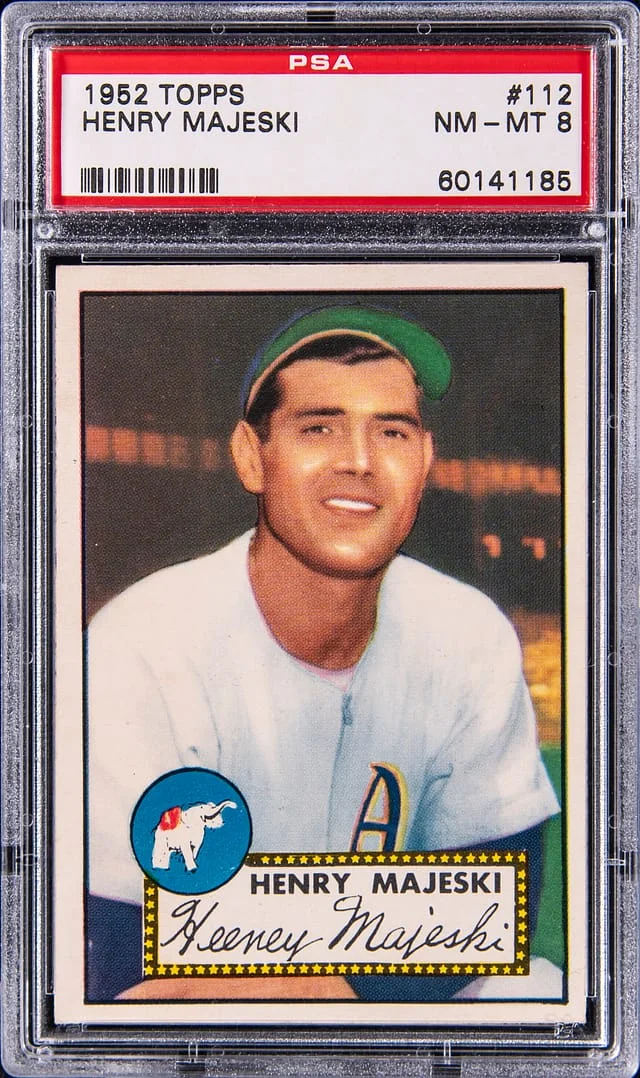 1952 Topps Henry Majeski #112 card image