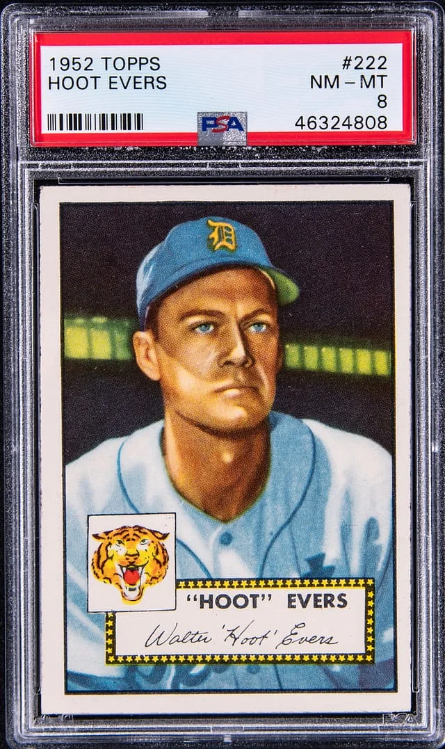 1952 Topps Hoot Evers #222 card image