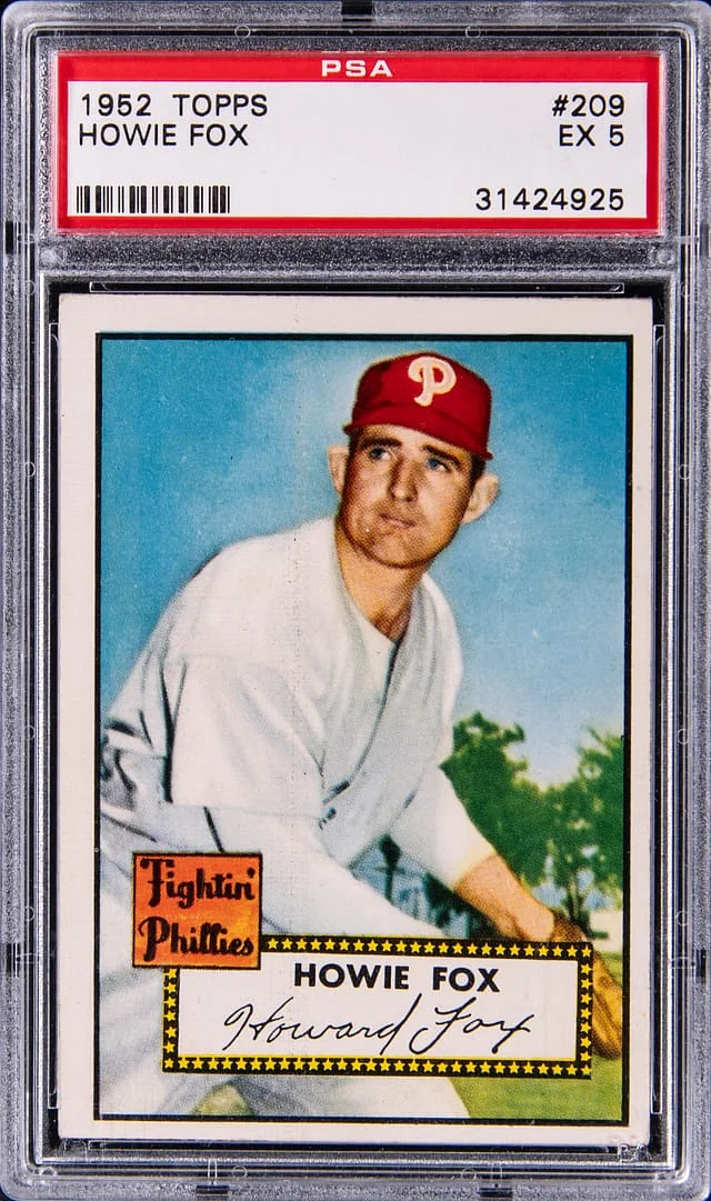 1952 Topps Howie Fox #209 card image