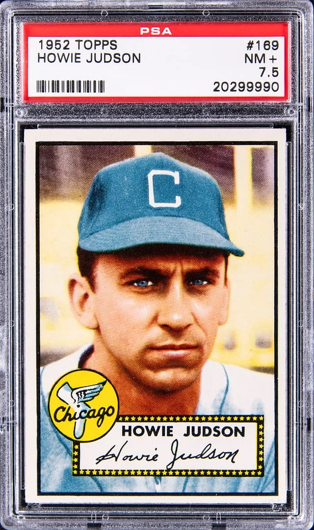 1952 Topps Howie Judson #169 card image