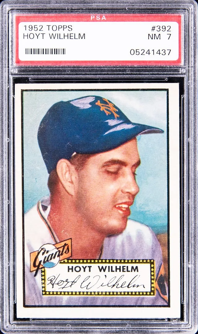 1952 Topps Hoyt Wilhelm #392 card image