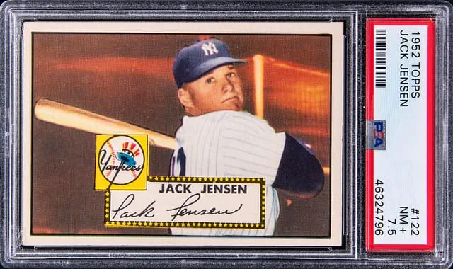 1952 Topps Jack Jensen #122 card image