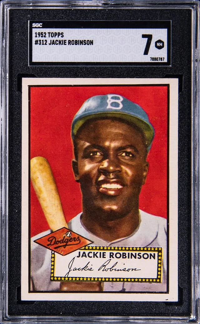 1952 Topps Jackie Robinson #312 card image
