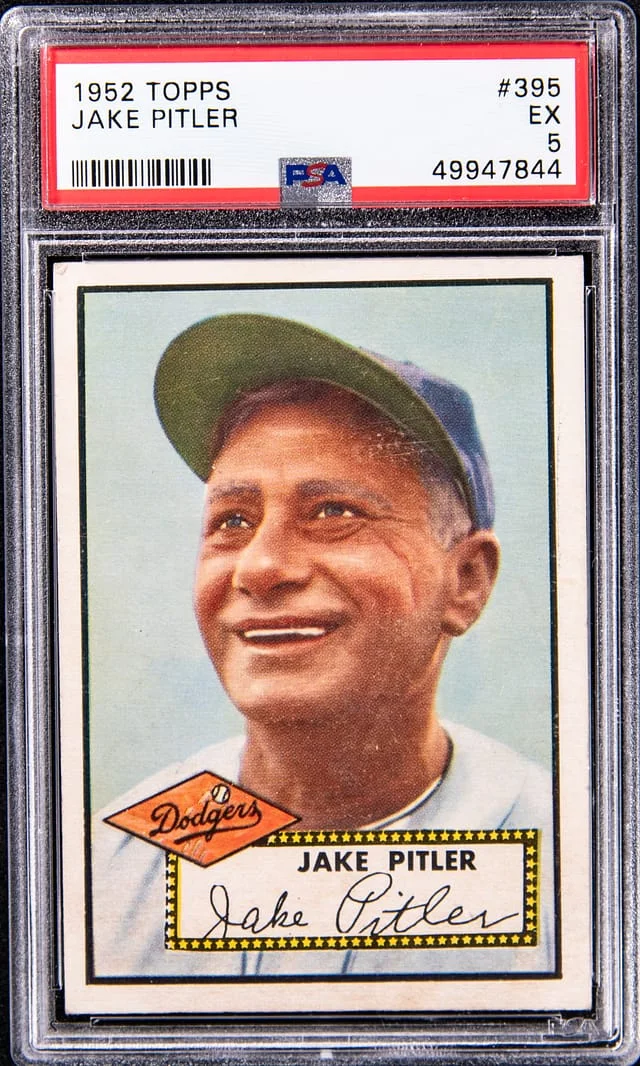1952 Topps Jake Pitler #395 card image