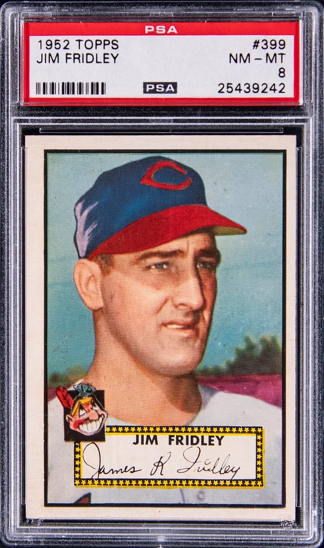 1952 Topps Jim Fridley #399 card image