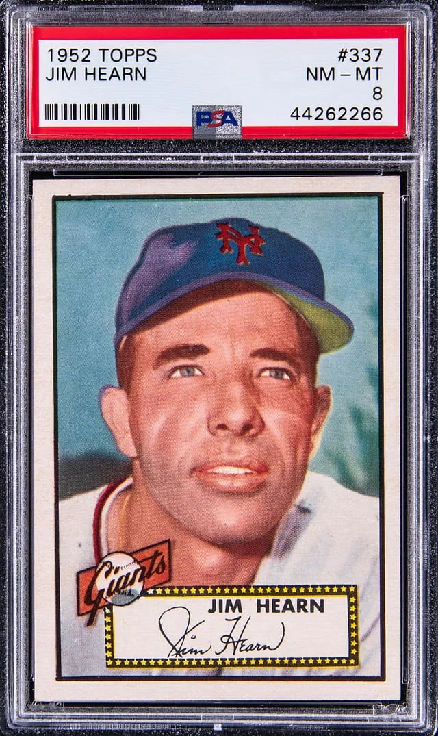 1952 Topps Jim Hearn #337 card image
