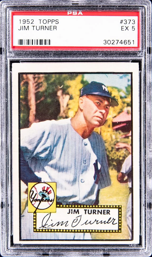 1952 Topps Jim Turner #373 card image