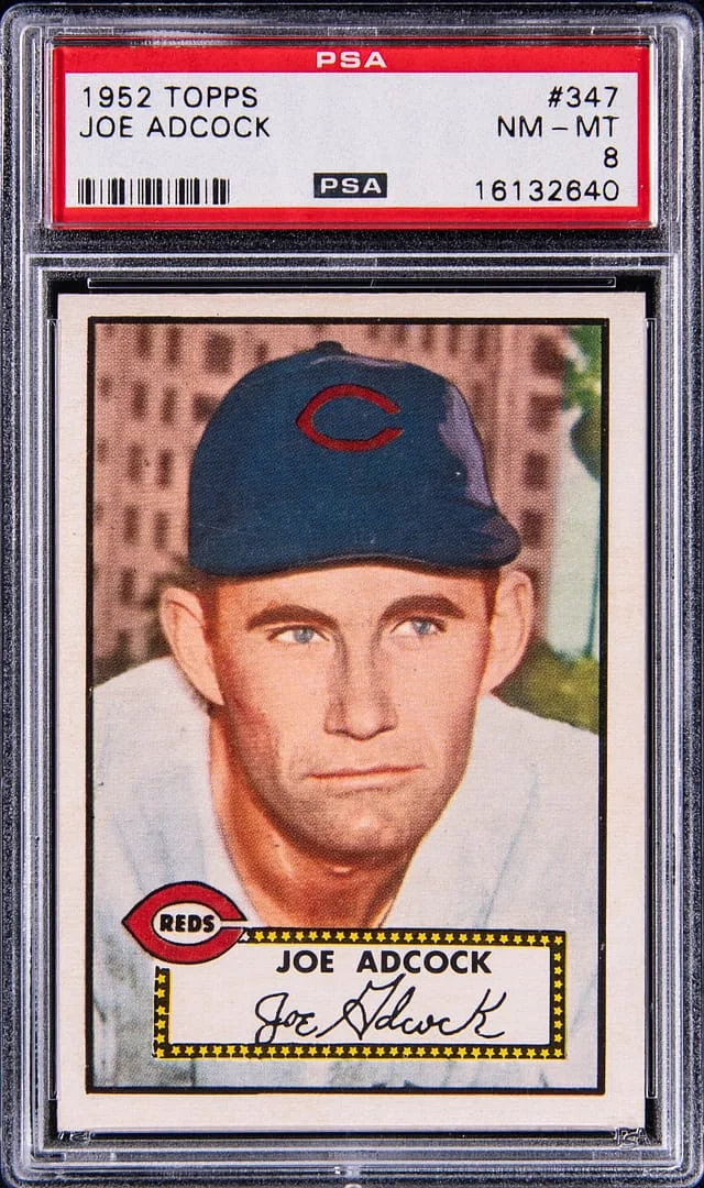 1952 Topps Joe Adcock #347 card image