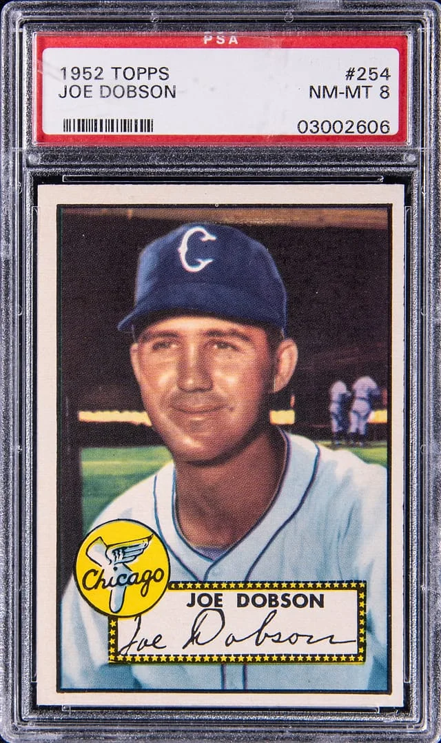1952 Topps Joe Dobson #254 card image