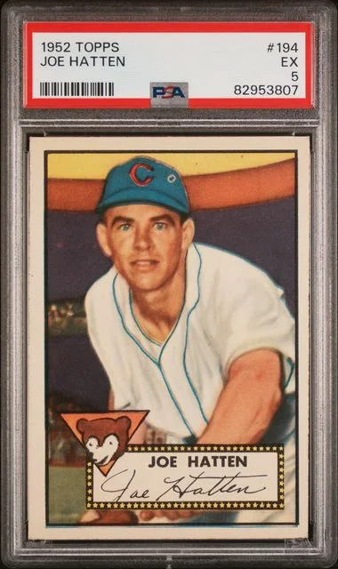 1952 Topps Joe Hatten #194 card image