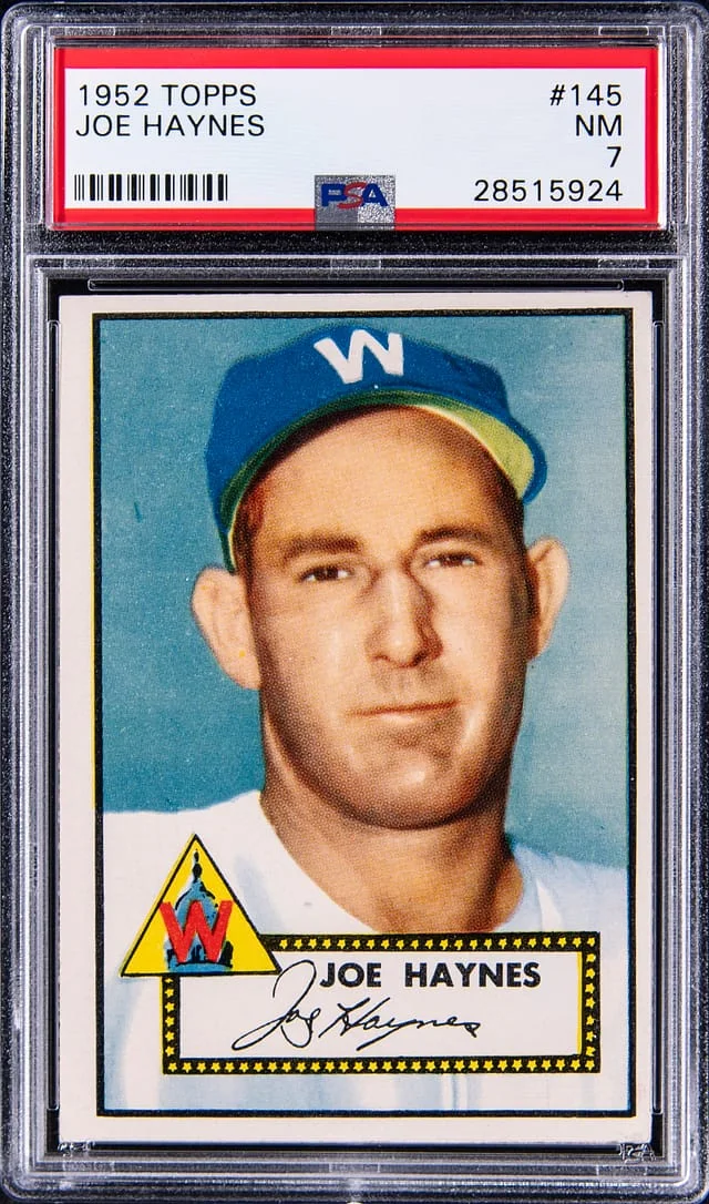 1952 Topps Joe Haynes #145 card image