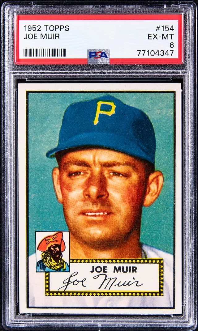 1952 Topps Joe Muir #154 card image