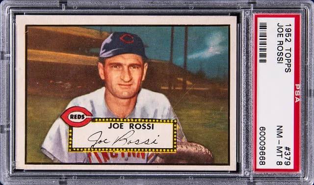 1952 Topps Joe Rossi #379 card image