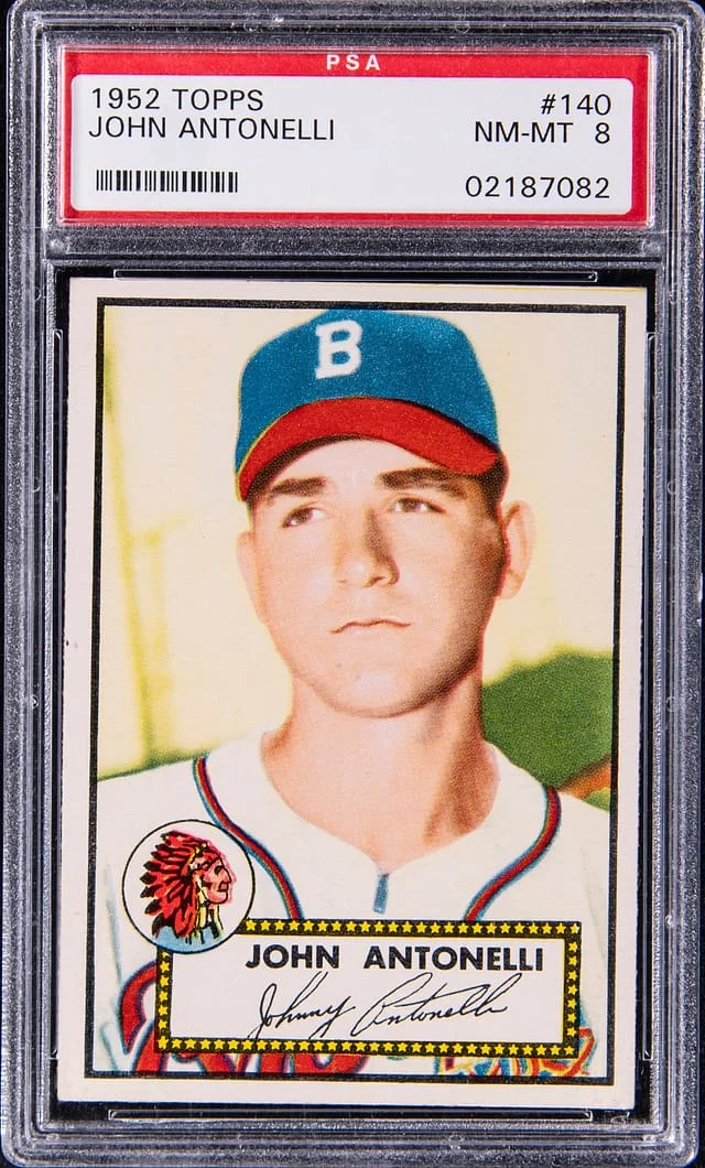 1952 Topps John Antonelli #140 card image