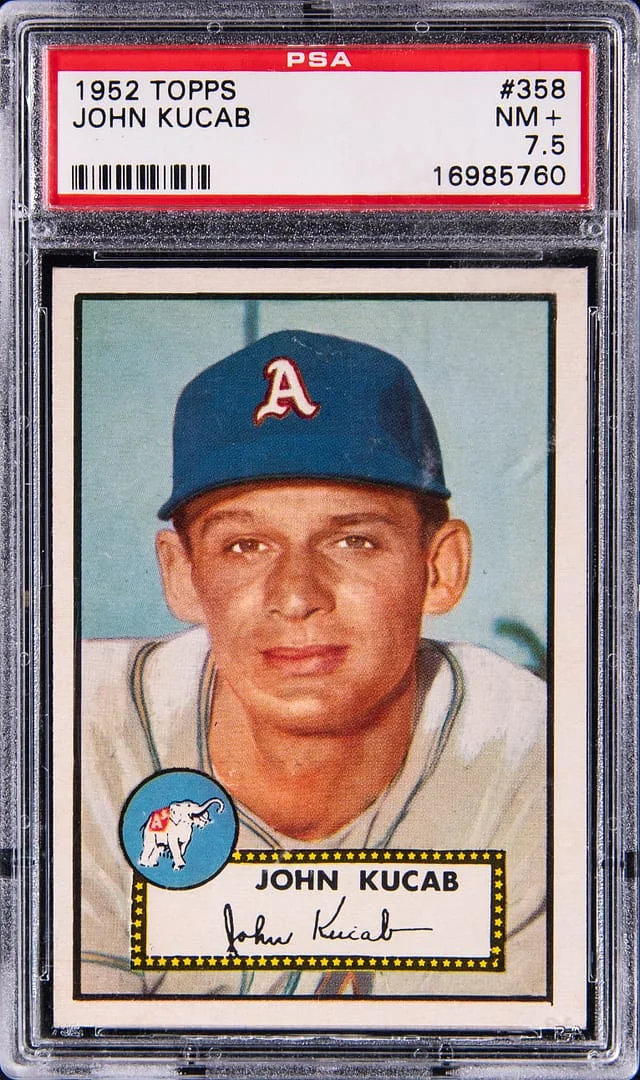 1952 Topps John Kucab #358 card image