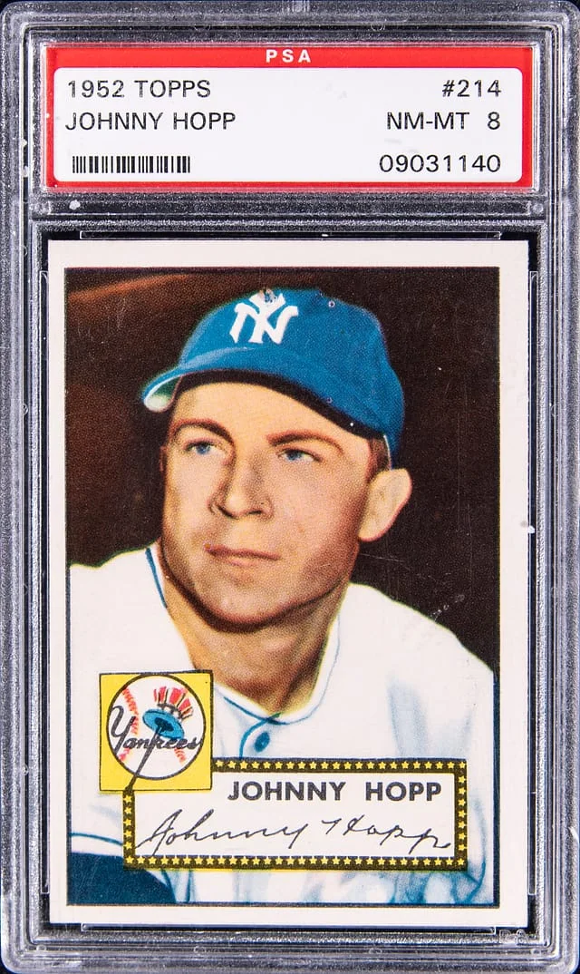 1952 Topps Johnny Hopp #214 card image