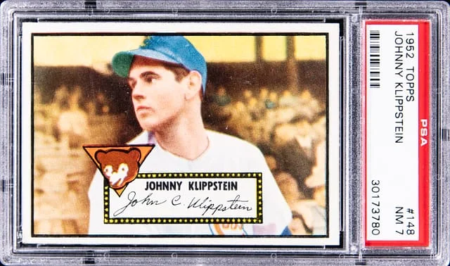 1952 Topps Johnny Klippstein #148 card image