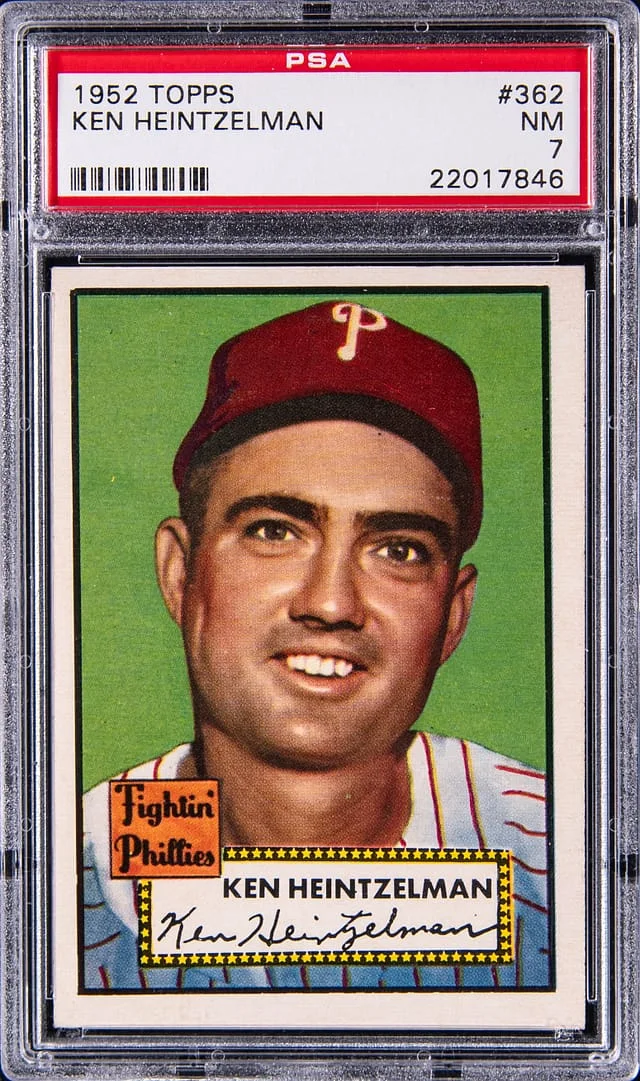 1952 Topps Ken Heintzelman #362 card image