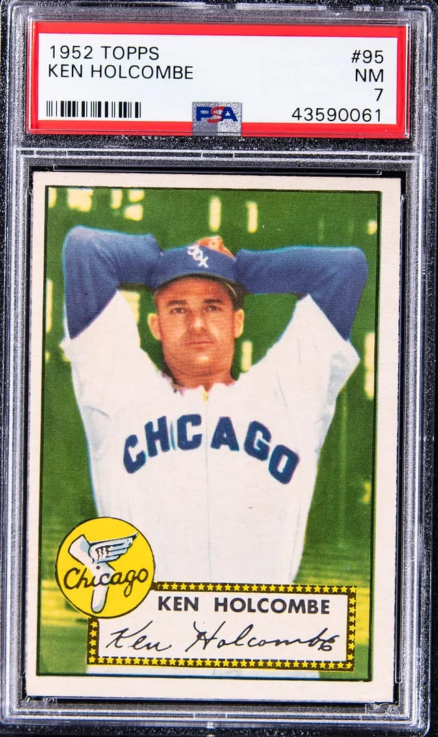 1952 Topps Ken Holcombe #95 card image